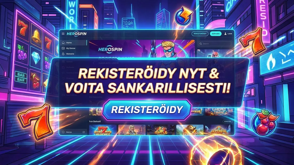 Rekisteröidy bonuksella
